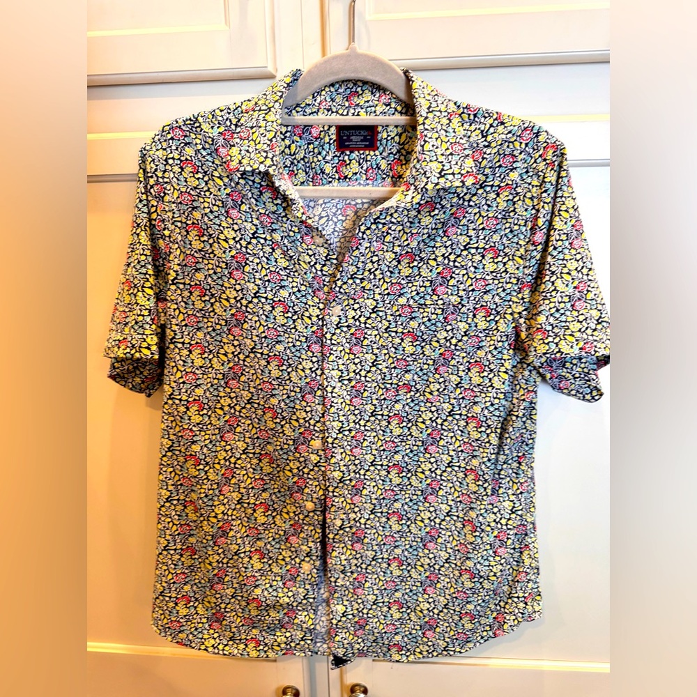 Untuckit Floral Short Sleeve Men's Shirt